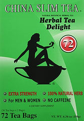 Brewed cup of China Slim Tea Dieter Tea Delight with inviting aroma