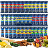 Chinook Seedery low-sodium sunflower variety pack on display, convenient for road trips and snacking.