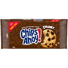 CHIPS AHOY! Chunky Fudgy Cookies in a party-size pack for easy sharing at gatherings.
