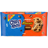 Chips Ahoy! Reese’s cups cookies close-up showing real chips for craving satisfaction.