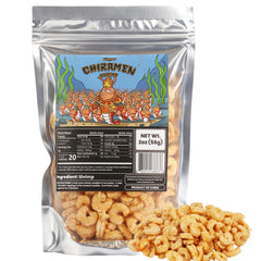 Chiramen Shrimp Toppings in packaging show shelf-life and ready-to-use flavor.