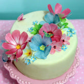 CHOCKACAKE edible flowers toppers big size add elegant height to wedding cakes