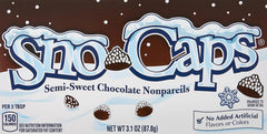 Chocola BB Snow Caps box front displaying a gift-ready chocolate treat.