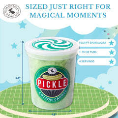 CHOCOLATE STORYBOOK pickle cotton candy gift box makes a quirky present.