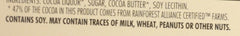 Chocolove 77-percent cocoa closeup emphasizes rich cacao for a intense flavor experience.