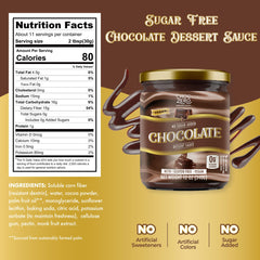 ChocZero hot fudge drizzle on ice cream, creamy texture without artificial sweeteners.
