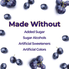 ChocZero keto grape jam bottle highlights vegan pectin and real Concord grapes.