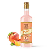 ChocZero Peach Flavoring Syrup bottle pour for keto coffee and tea
