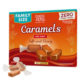 ChocZero sugar-free caramels box for convenient keto-friendly snacking.