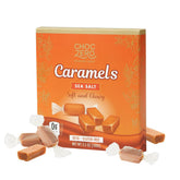 ChocZero Sugar Free Caramels with Sea Salt box, keto-friendly snack