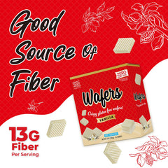 ChocZero Vanilla Wafer Cookies unwrapped reveal crisp texture.