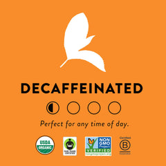 Compostable tea bags close-up from Choice Organic Teas