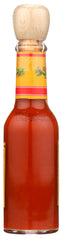 Cholula hot sauce bottle pour demonstrates smooth, controlled seasoning