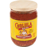 Cholula Smoky Chipotle Salsa jar boosts meals with smoky depth
