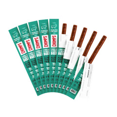 Chomps Italian Beef Jerky Stick Pack, a protein-packed snack for on-the-go.