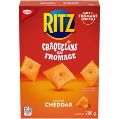 Christie Ritz Cheese Nips box-front highlights Canadian origin.
