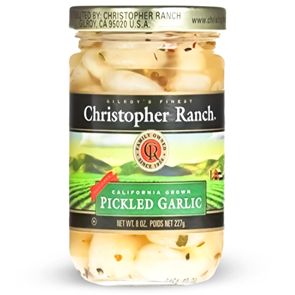 Christopher Ranch pickled garlic jar ready for quick meals
