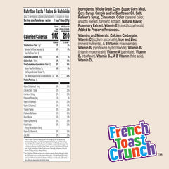 Cinnamon Toast Crunch real cinnamon crunch delivers bold flavor.
