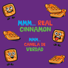 Cinnamon Toast Crunch Waffle Cereal box displaying vibrant packaging.
