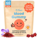 Civavo saffron gummies for kids in bottle support calm focus during school