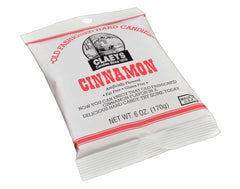 Claeys Cinnamon Candy close-up shows glossy surface and inviting aroma.