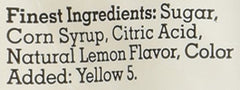 Claeys Lemon Drop hard candy packaging image highlighting convenient six-pack for sharing.