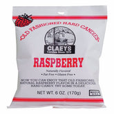 Claeys Raspberry Old Fashioned Hard Candy pack, ideal for on-the-go snacking.