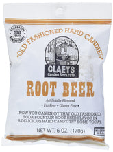Claeys Root Beer Drops 6oz bottle front, convenient flavor for quick drinks.