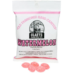 Claeys Watermelon Hard Candy pack 2 with bright candies ideal for gifting and snacking.