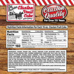 Claxton Fruit Cake slice close-up showing fruit and nut richness for gifting.