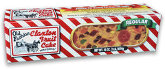 Claxton Fruit Cake whole 1lb loaf, ideal for holiday celebrations.