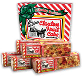 Claxton Fruit Cake five-pack loaves, individually wrapped for easy gifting.
