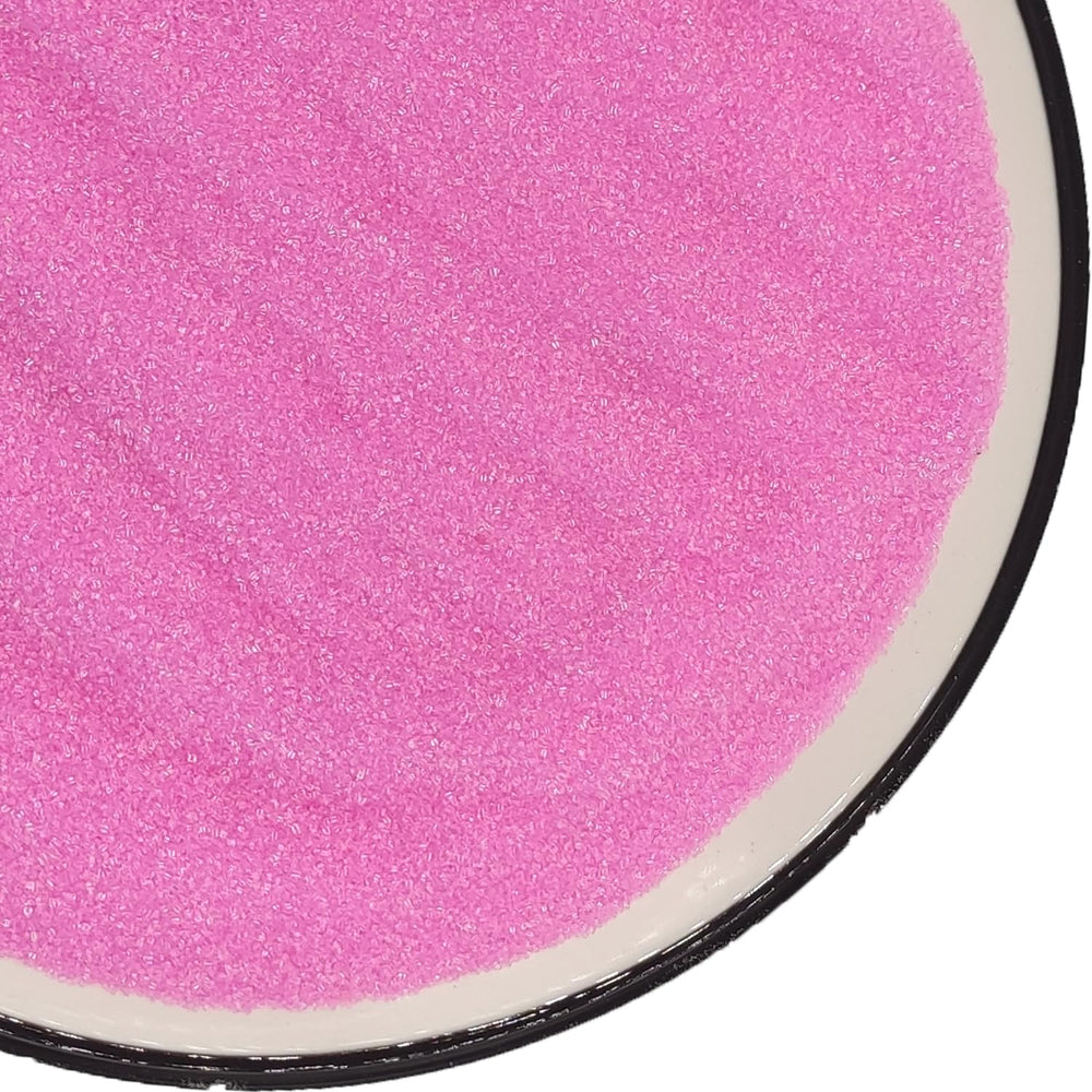 Clonynix pink edible sanding sugar bottle adds sparkle to desserts