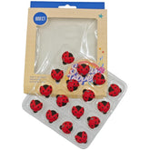 Clonynix ladybug sprinkles on cupcakes for festive dessert decoration