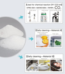Clscea CO2 A and B packets ready for quick, efficient refills.