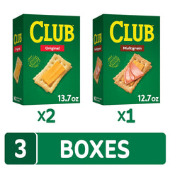 Club Crackers on-the-go snack pack for busy days.
