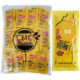 CMC Products mustard packets 50-pack for mess-free convenience on the go