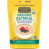 Coach’s Oats organic oatmeal bag highlighting wholesome, convenient breakfast fuel.