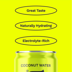 Eco-friendly recycled cans from CoAqua encourage sustainable hydration.