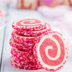 Cobakey pink red nonpareils provide delicate texture on pastries