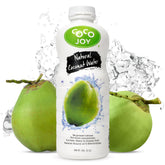 CoCo Joy natural coconut water 6-pack for convenient daily hydration.
