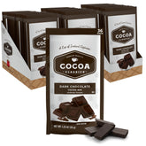 Cocoa Classics Dark Chocolate Cocoa Mix packets front for quick hot cocoa.