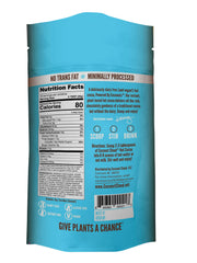 Coconut Cloud cocoa powder and dried coconut milk highlight clean, simple ingredients.