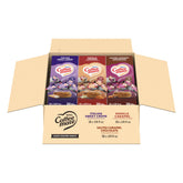 Coffee mate creamer singles Italian Sweet Creme on display, shelf-stable for up to 9 months.