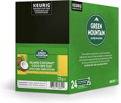 Green Mountain Island Coconut Pod package ready for quick single-serve brews