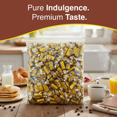 Coffee Rio caramels individually wrapped for freshness and mess-free snacking