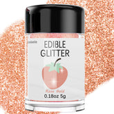 Colaele rose gold edible glitter bottle adds shimmer to desserts and drinks