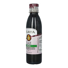 Colavita balsamic glaze label highlights organic ingredients