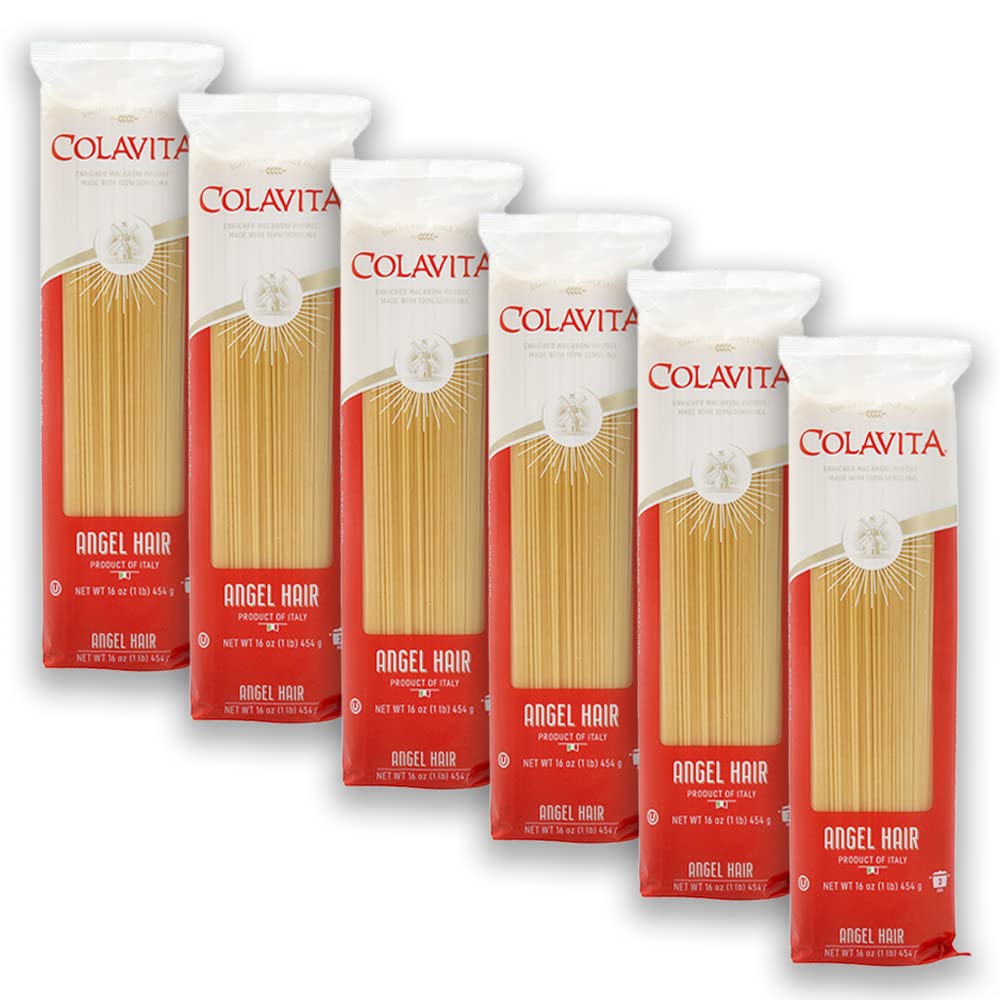 Colavita Capellini pasta 1lb pack, ideal for light sauces and speedy weeknight meals