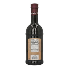 Colavita Organic Balsamic Vinegar label closeup showing organic certification.